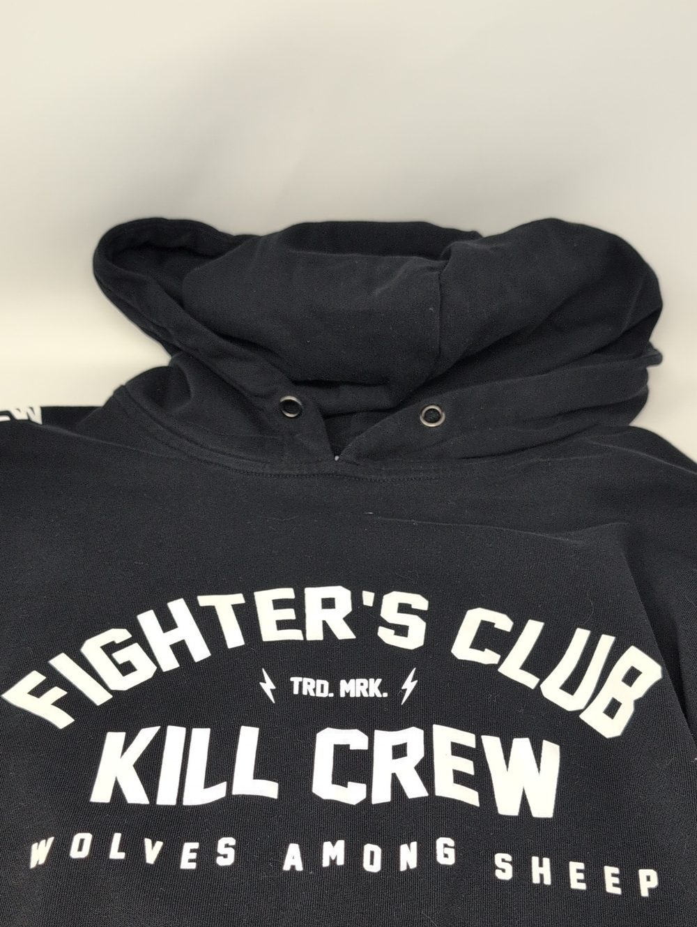 Kill Crew Fighter’s Club Wolves Among Sheep Porrada Series Black Hoodie Size XL - Picture 4 of 9